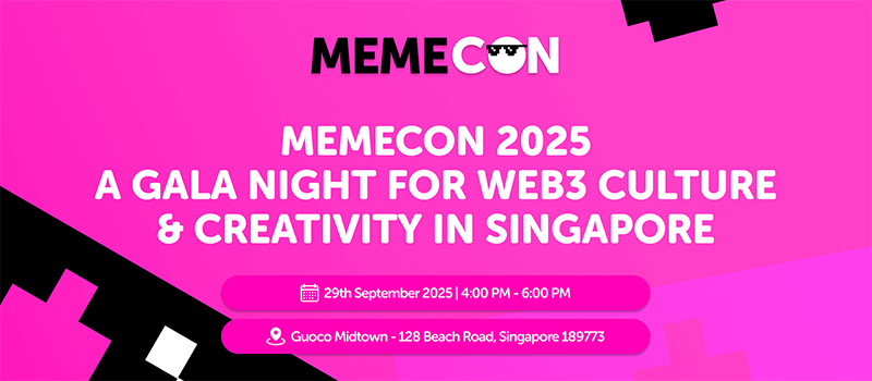MemeCon 2025: A Gala Night for Web3 Culture & Creativity in Singapore